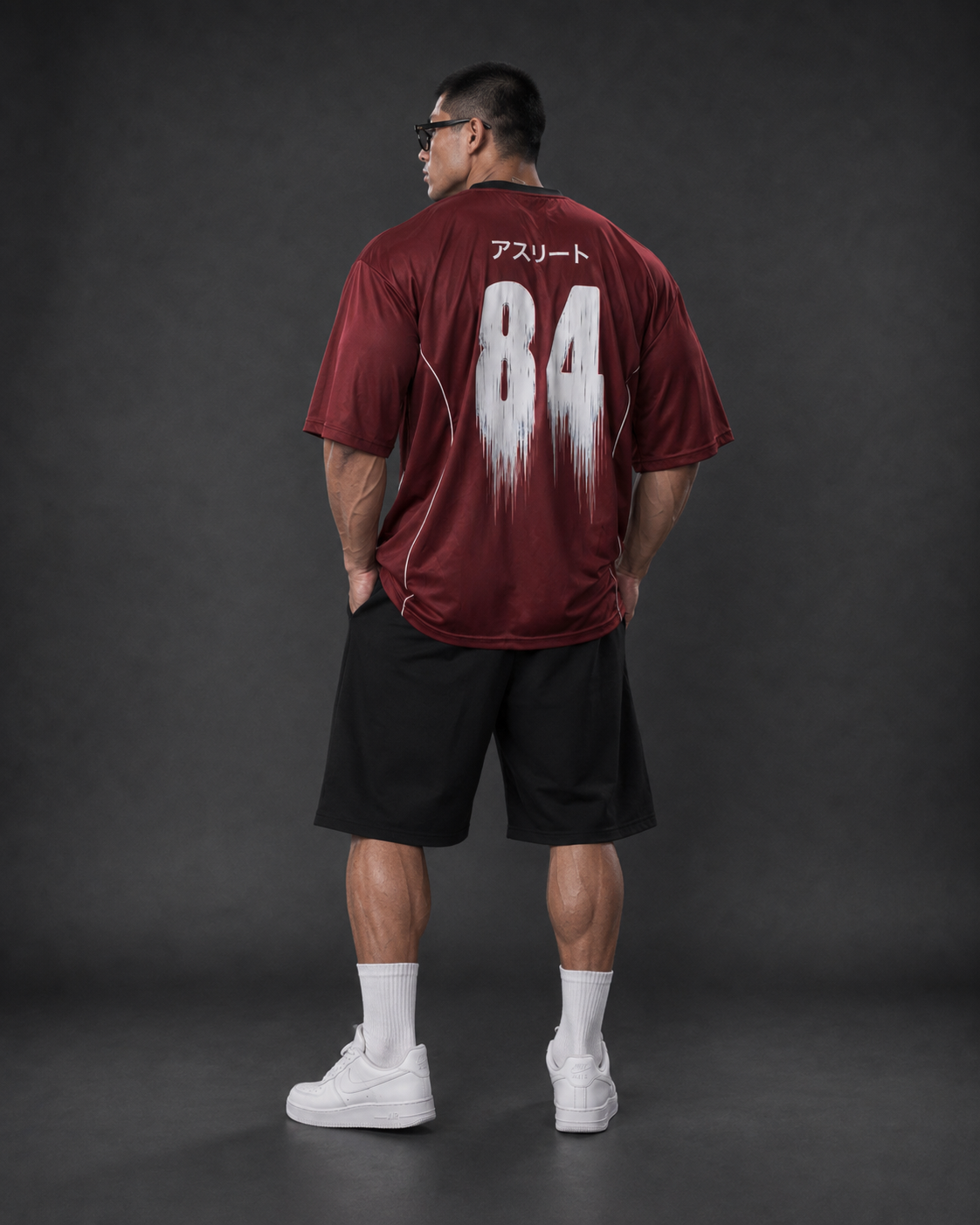  Áo Degrey Jersey Mesh Fabric DRIP RED - JERMESHDRIP 