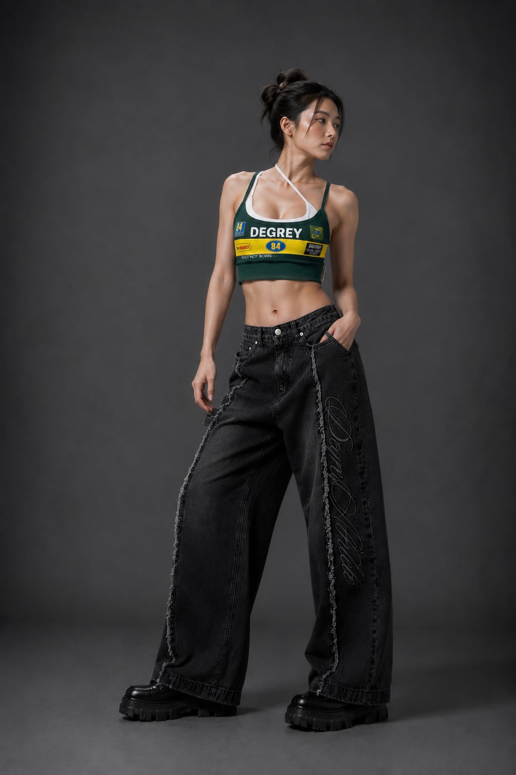  Áo thun Degrey Sport Bra màu GREEN - SPOBRAGREEN 
