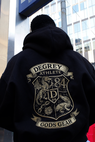  Áo Hoodie Zip Degrey collab Gods Gear - DEGODHOOD 