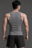  Áo TankTop thể thao màu XÁM Degrey Compressor thêu logo - COMTANKXAM 