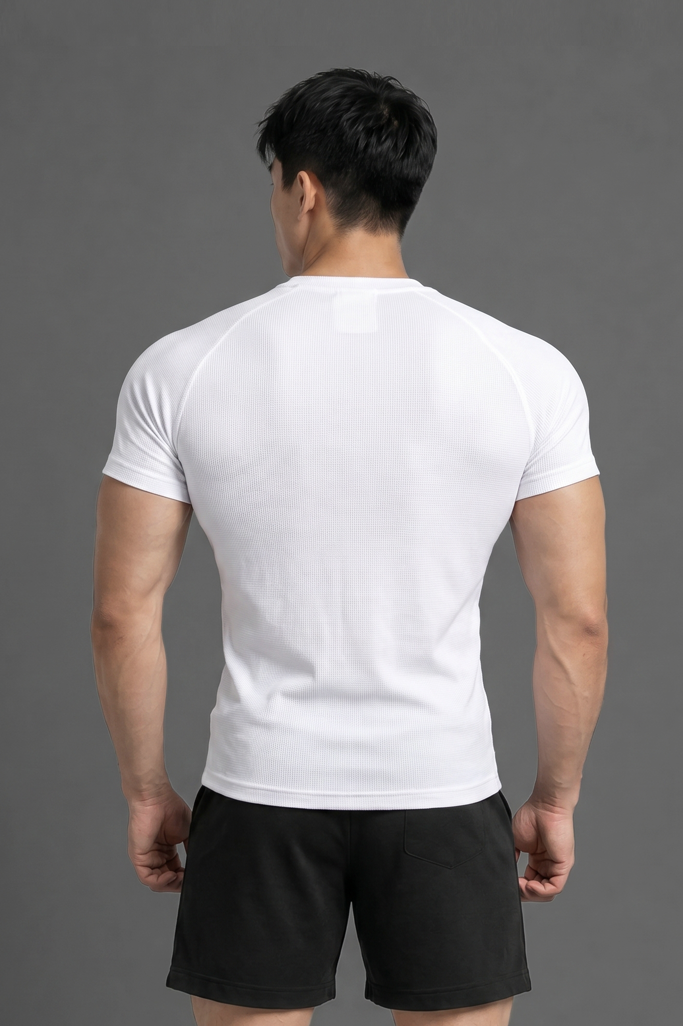  Áo thun thể thao màu TRẮNG Degrey Compressor Tee thêu logo - COMTEETRANG 