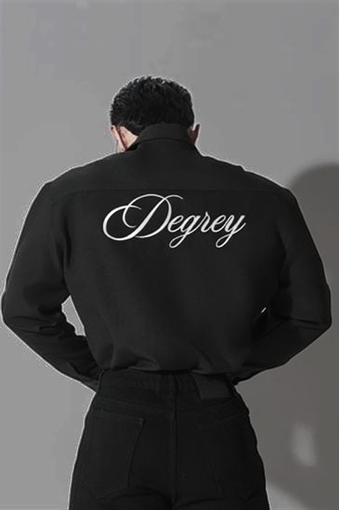  Áo sơ mi tay dài màu đen Degrey Longsleve Shirt Basic Logo - LONGSHIRTLOGO 