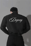  Áo sơ mi tay dài màu đen Degrey Longsleve Shirt Basic Logo - LONGSHIRTLOGO 