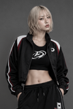  Áo Khoác Nữ Freesize Jacket Degrey TriEdge màu đen - EDGED 