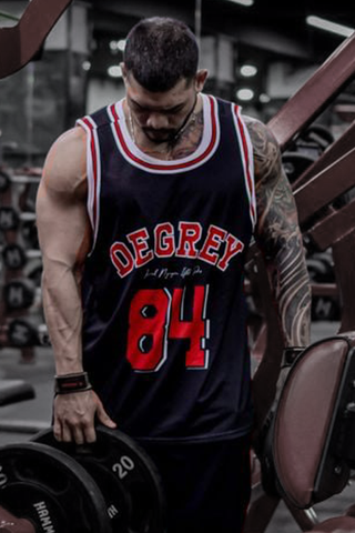 Áo ba lỗ Degrey Tanktop thể thao thời trang nam nữ màu đen - TANKD 