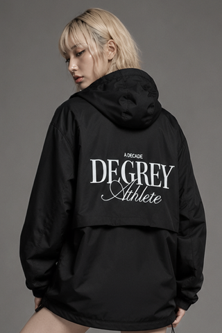  Jacket Degrey Decade Half Zip áo khoác dù có nón hình thêu - JKHALFZIP 