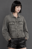  Áo Khoác Degrey Jean Jacket Basic Wax Gray - JEANJK 
