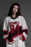  Áo thun tay dài màu trắng Degrey Jersey long sleeve cổ tim thời trang thể thao REDLINE - LONGRELI 