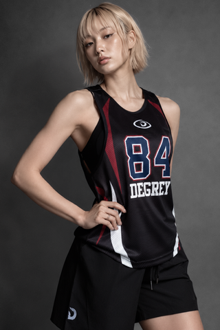  Áo ba lỗ Degrey Tanktop màu đen Crimson Surge thể thao - TANKCRIMD 