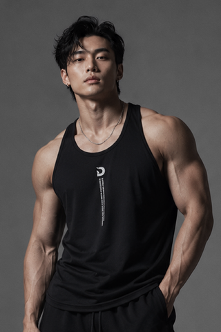  Áo Ba Lỗ Tanktop màu đen vải thun Gym Thể Thao - Local Brand Degrey sport wear - BLGATH 