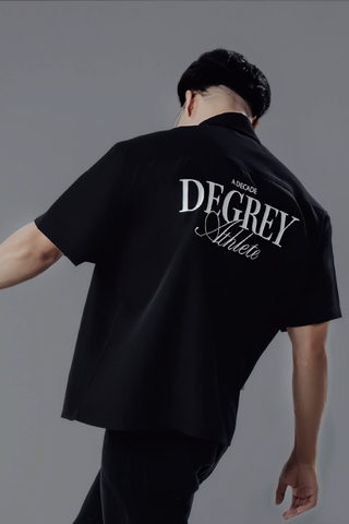  Áo sơ mi màu đen Degrey Shirt DECADE Logo - SHIRTLOGODECADE 
