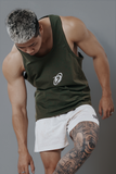  Áo Tank Top Degrey GREEN Cotton 4 chiều New Logo SIZE S - TANKNEWLOGOGREEN 