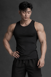  Áo TankTop thể thao màu ĐEN Degrey Compressor thêu logo - COMTANKDEN 