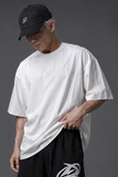  Áo Thun Degrey TC Oversize màu TRẮNG thêu New Logo - OVSTCTRANG 