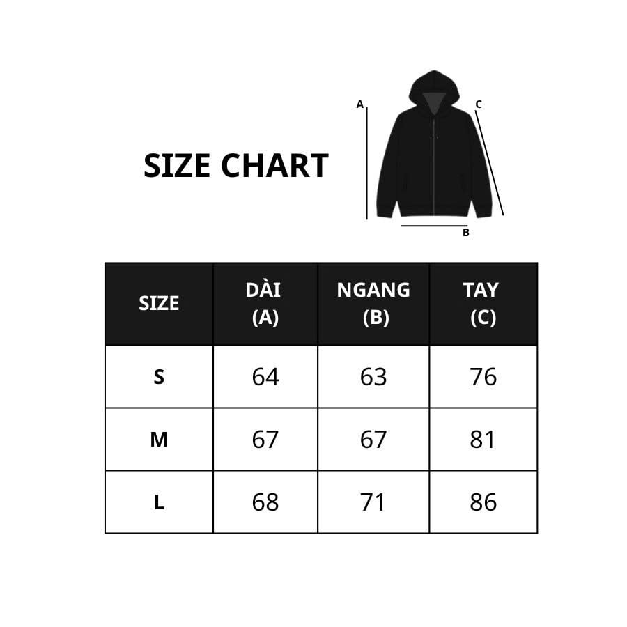  Áo Hoodie Zip Degrey collab Gods Gear - DEGODHOOD 