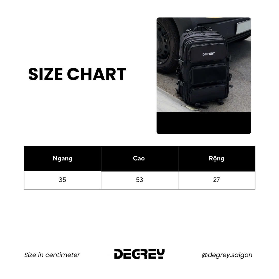  Balo Degrey Powerload WHITE Canvas 1680D - POWBPT 