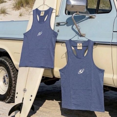  Áo ba lỗ Tank Top Degrey màu NAVY Cotton 4 chiều New Logo SIZE S - TANKNEWLOGONAVY 