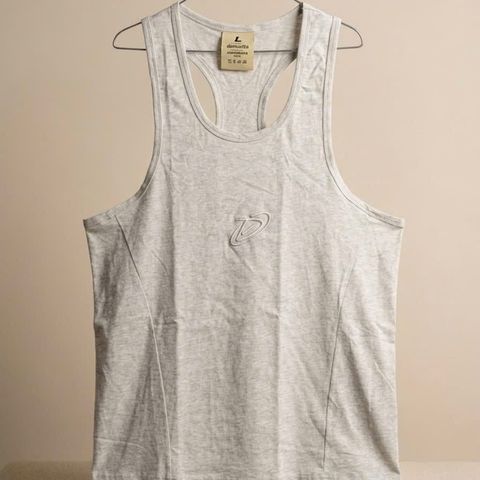  Áo ba lỗ Tank Top Degrey màu XÁM Cotton 4 chiều New Logo SIZE S - TANKNEWLOGOXAM 