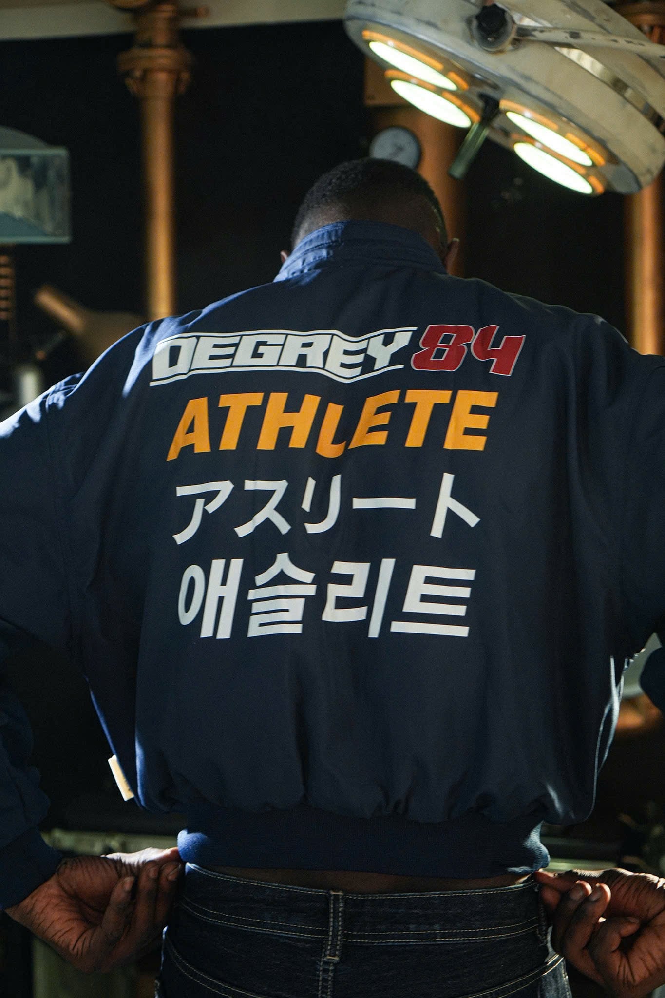  Áo khoác bomber Degrey Japan Korea màu navy - BOMBNAVY 