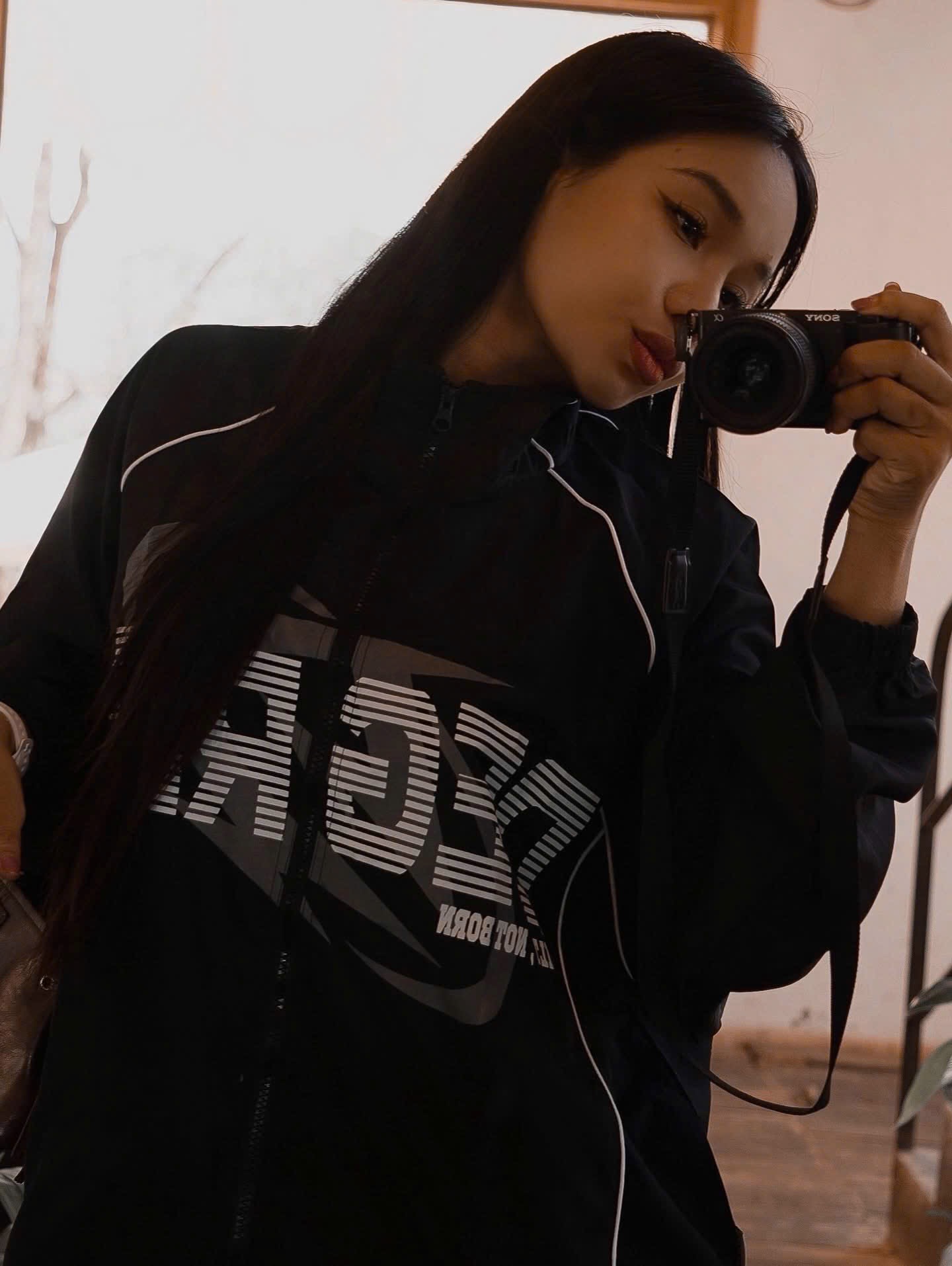  Jacket Degrey Athlete áo khoác dù thể thao màu đen - JACKATHDEN 