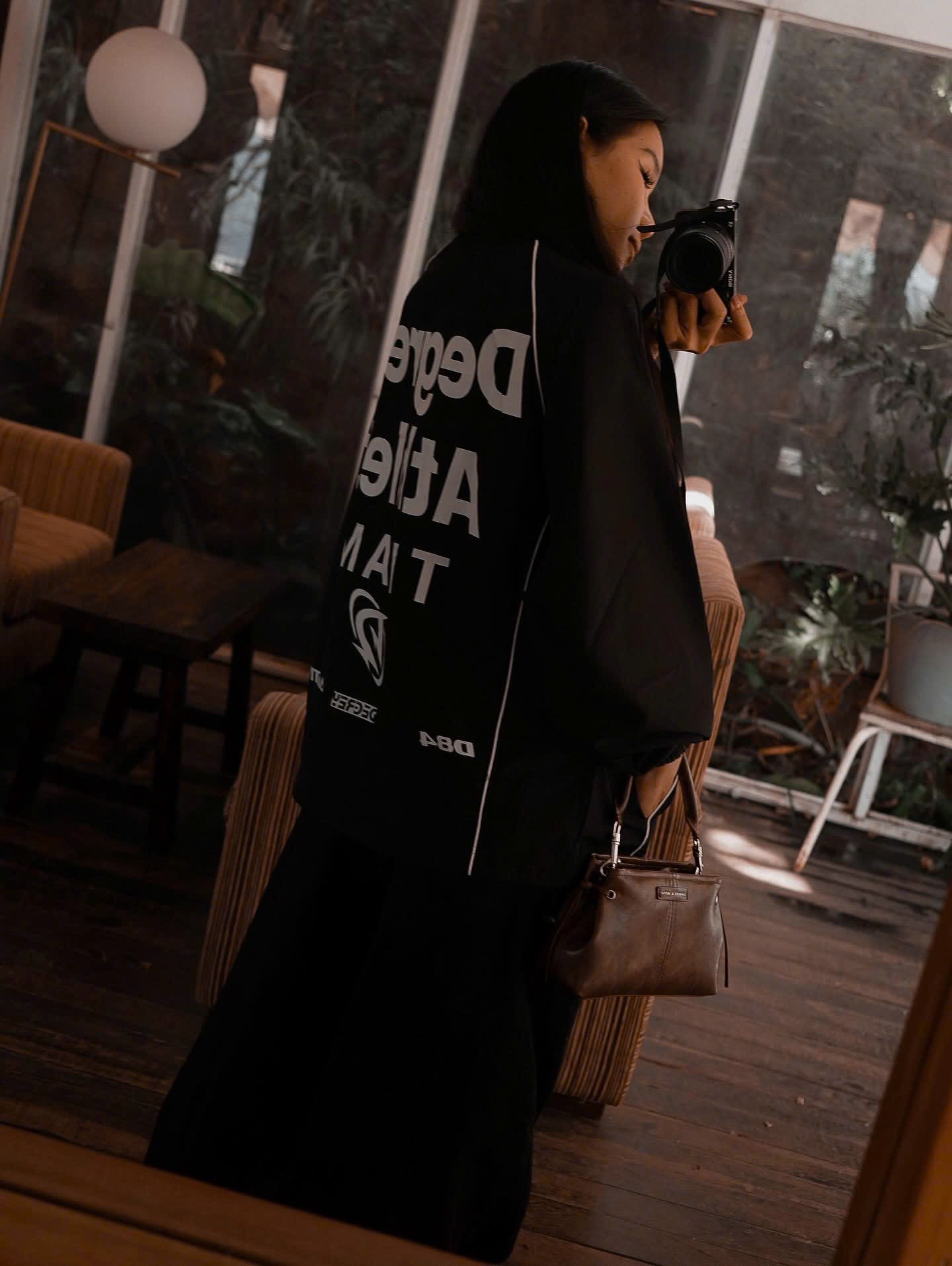  Jacket Degrey Athlete áo khoác dù thể thao màu đen - JACKATHDEN 