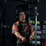  Áo thun Degrey Jersey Striker 84 cổ tim màu cam in hình thời trang thể thao - JERSTRIC 