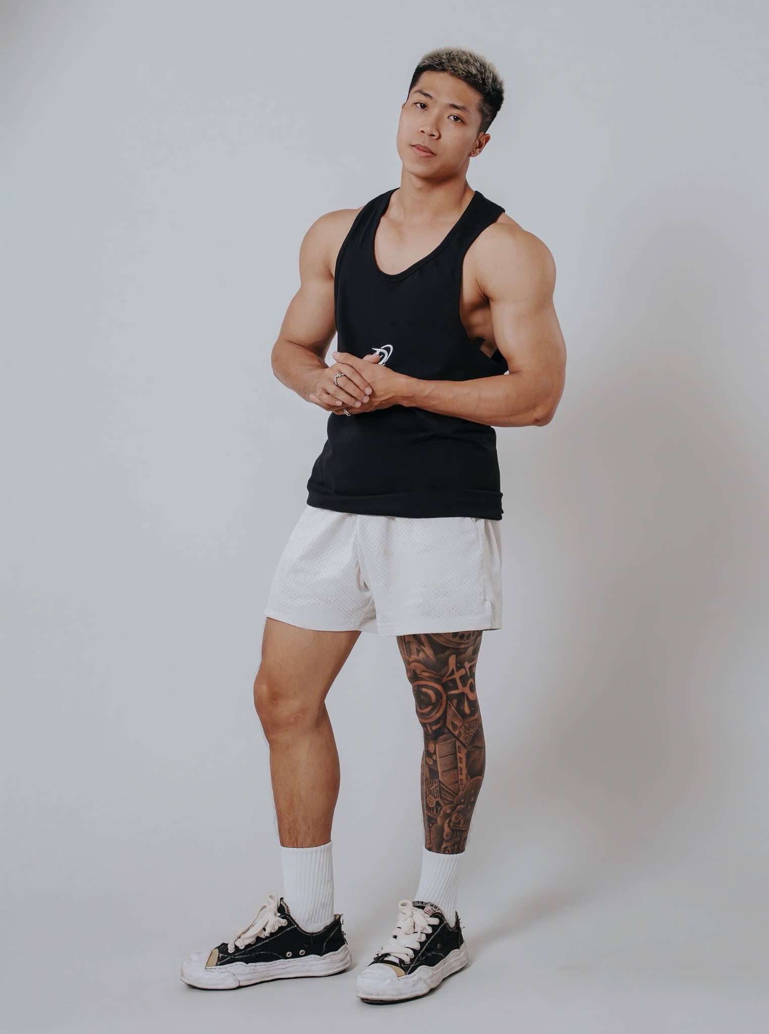  Áo Tank Top Degrey ĐEN Cotton 4 chiều New Logo SIZE S - TANKNEWLOGODEN 