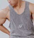  Áo Tank Top Degrey Cotton 4 chiều WAX XÁM New Logo - TANKWAXLOGO 