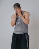  Áo Tank Top Degrey Cotton 4 chiều WAX XÁM New Logo - TANKWAXLOGO 