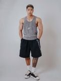  Áo Tank Top Degrey Cotton 4 chiều WAX XÁM New Logo - TANKWAXLOGO 
