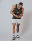  Áo Tank Top Degrey GREEN Cotton 4 chiều New Logo SIZE S - TANKNEWLOGOGREEN 
