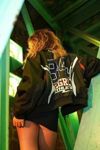  Áo khoác bomber Degrey màu đen Flexible - BOMBFLEX 