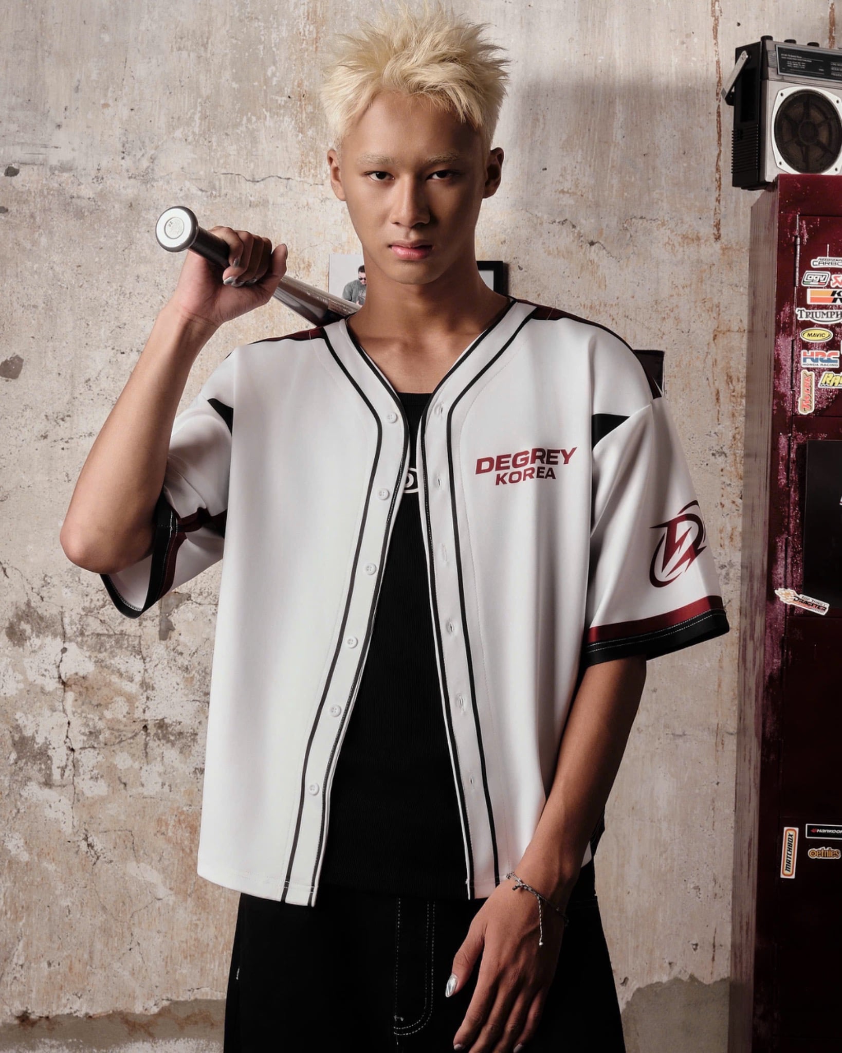  Degrey Korea MASSMONSTER Áo Khoác Jersey Baseball - BASEMASS 