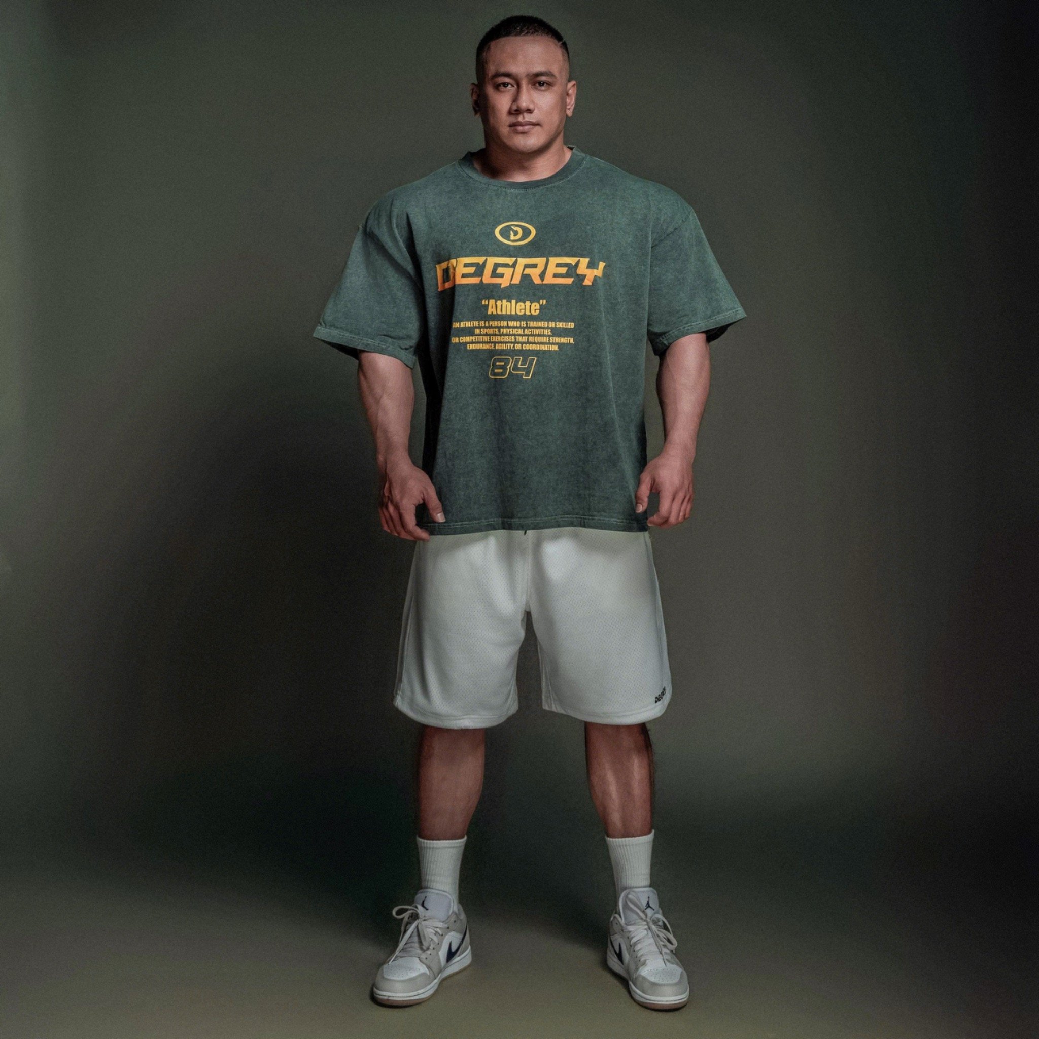  Tee Degrey Cotton WAX GREEN Tee Athlete - WAXATH 