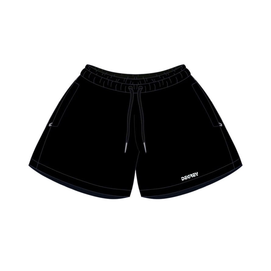  Quần Degrey màu ĐEN thể thao vải thun nỉ poly 2 da - QTTDEN 