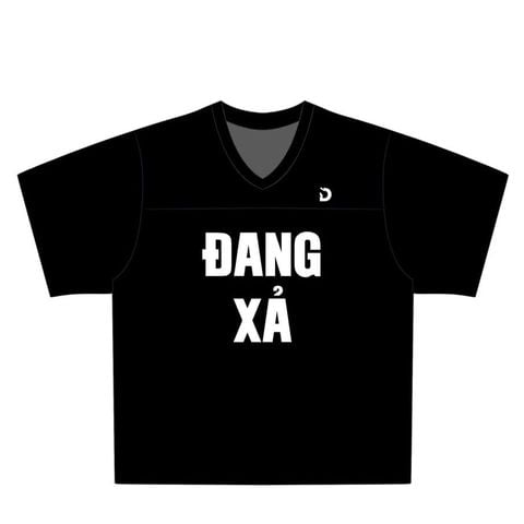  Áo thun màu ĐEN Degrey Jersey ĐANG XẢ 84 cổ tim - JERXA 