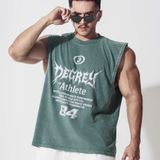  Áo ba lỗ Tank Top Degrey Cotton WAX GREEN Tee Athlete - TANKWAXG 