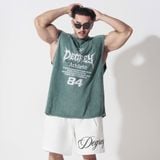  Áo ba lỗ Tank Top Degrey Cotton WAX GREEN Tee Athlete - TANKWAXG 