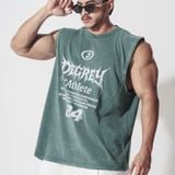  Áo ba lỗ Tank Top Degrey Cotton WAX GREEN Tee Athlete - TANKWAXG 