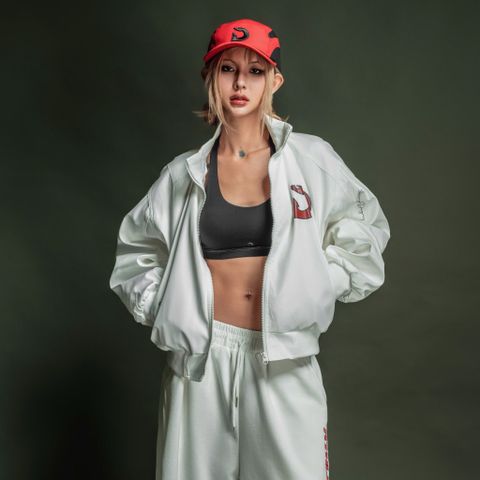  Áo khoác bomber Degrey màu trắng thiết kế thời trang nam nữ - BOMBT 