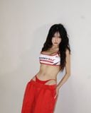  Áo Degrey Gym Sport Bra màu Trắng Đỏ thể thao - BRATRADO 