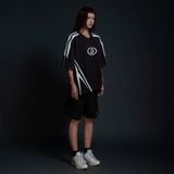  Áo thun thể thao màu BLACK FANG Degrey Jersey 84 cổ tim - JERFANGD 