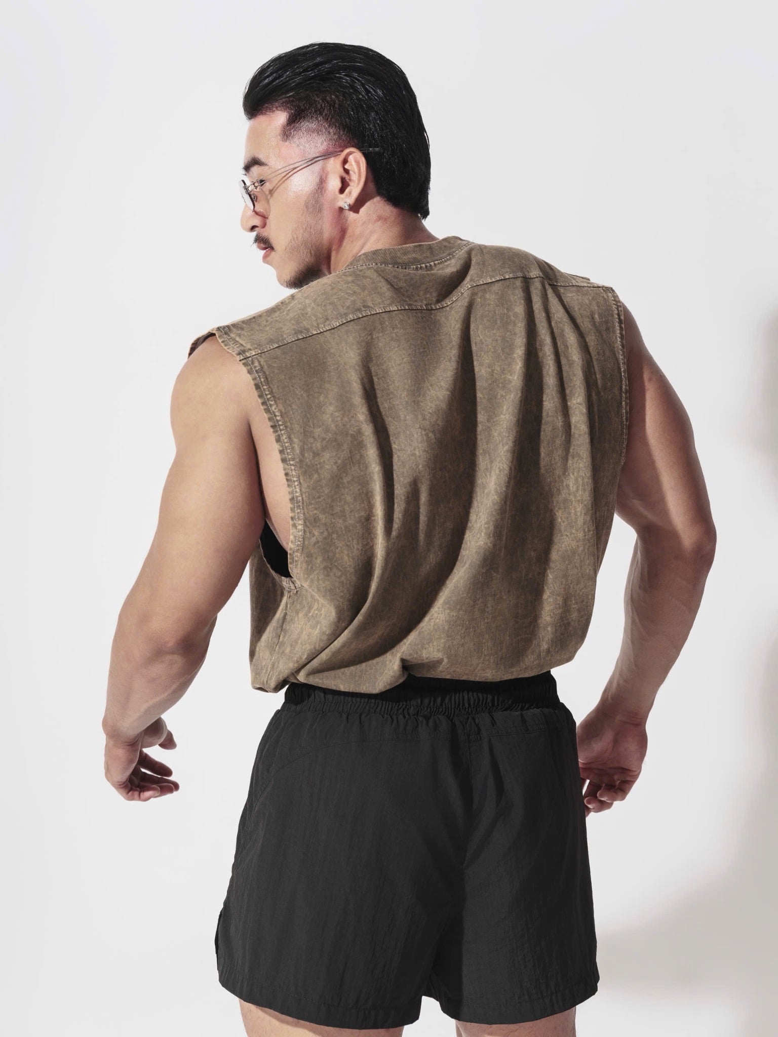  Quần Degrey màu ĐEN thể thao 2 lớp vải dù - QD2D 