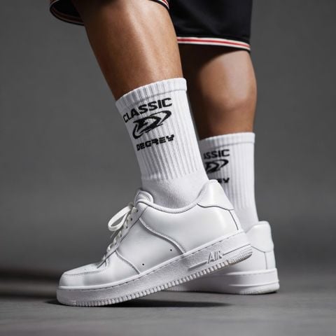  Vớ Degrey WHITE Socks CLASSIC - SOCKCLASSIC 