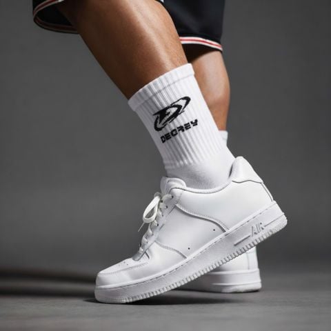  Vớ Degrey WHITE Socks New Logo D - SOCKNEW 