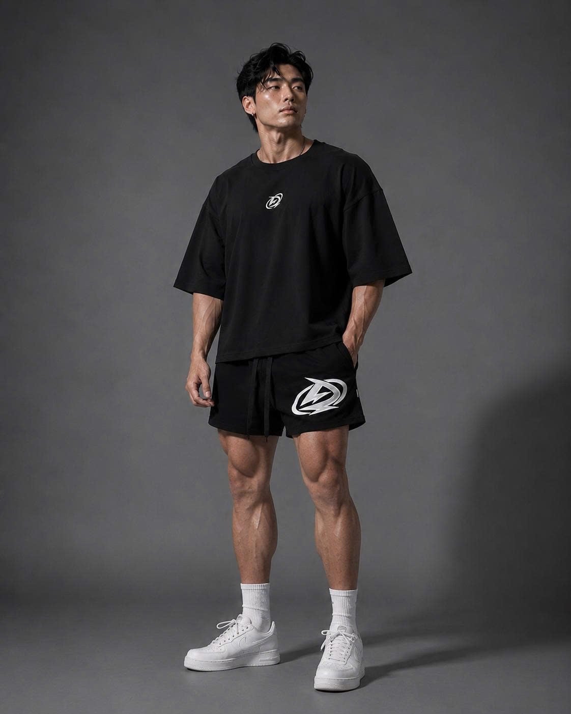  Áo thun Degrey BIG GUY BLACK Tee LOGO - BIGDEN 