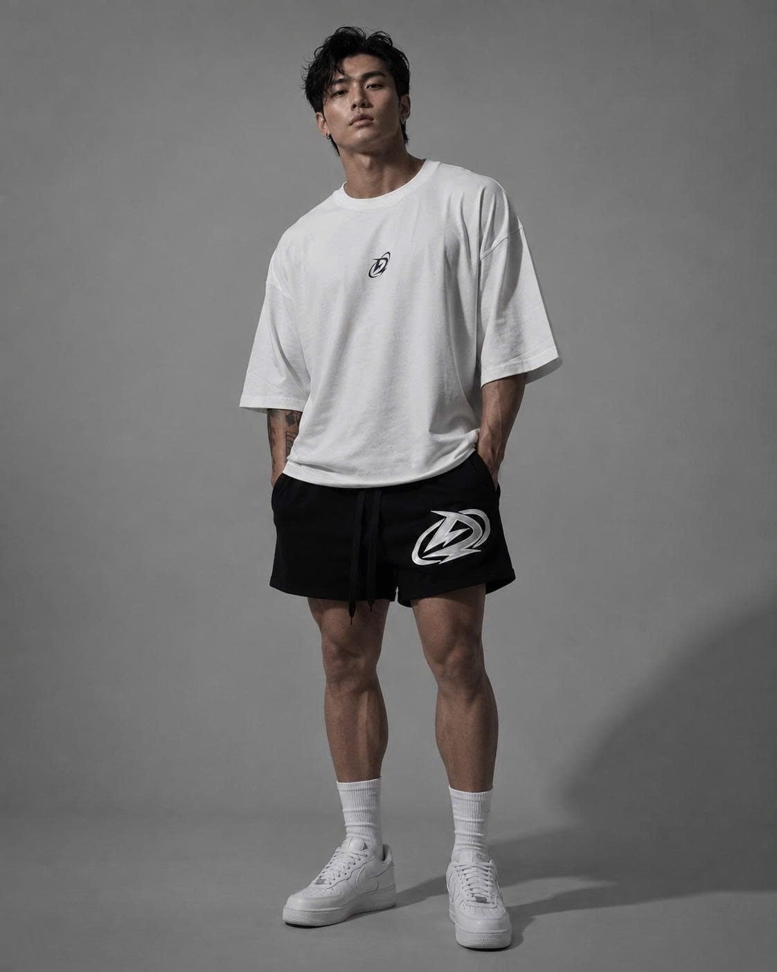  Áo thun Degrey BIG GUY WHITE Tee LOGO - BIGTRANG 