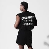  Degrey Korea Japan áo ba lỗ Tanktop Cotton màu ĐEN - TANKJPKDEN 