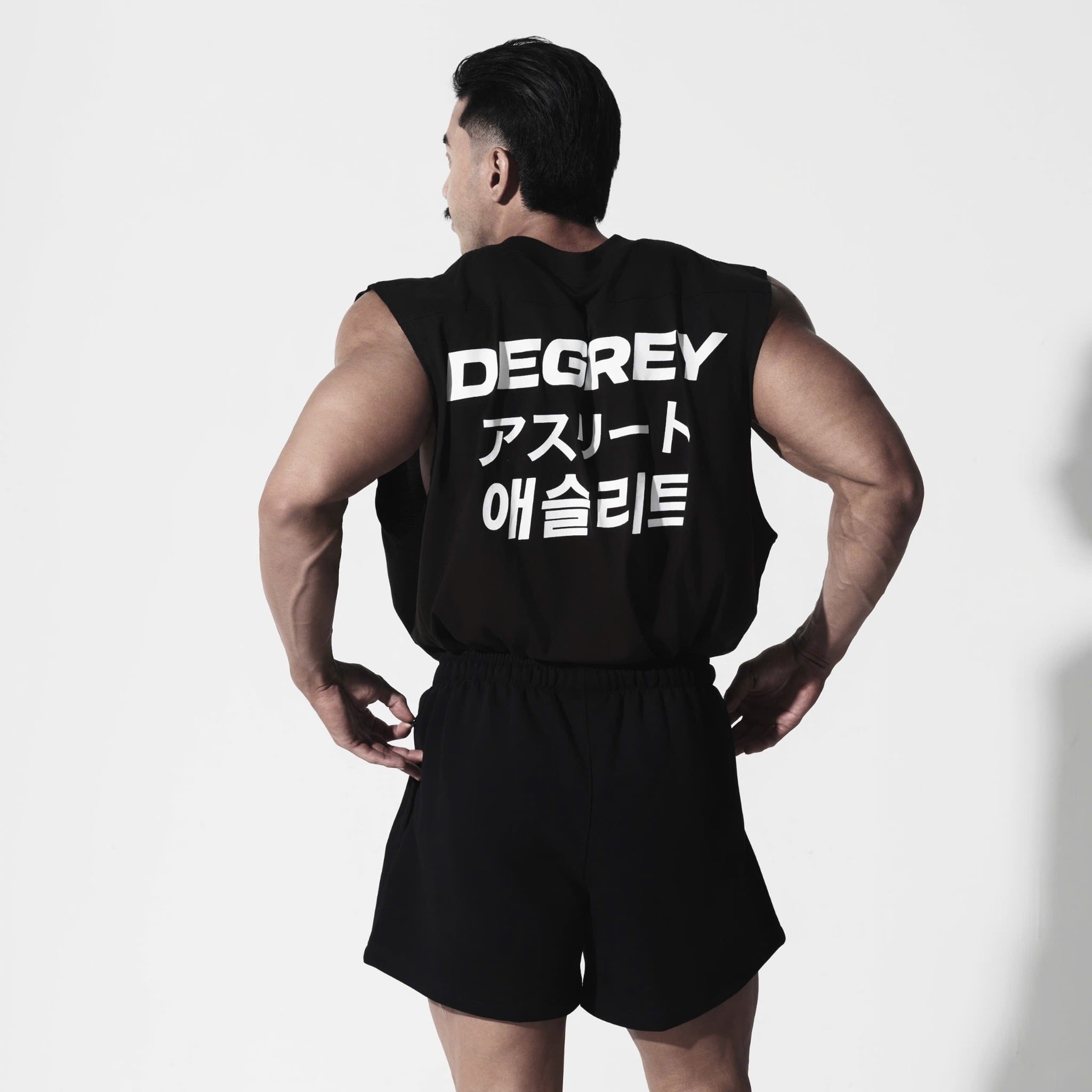  Degrey Korea Japan áo ba lỗ Tanktop Cotton màu ĐEN - TANKJPKDEN 