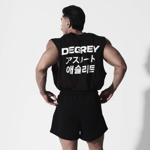  Degrey Korea Japan áo ba lỗ Tanktop Cotton màu ĐEN - TANKJPKDEN 
